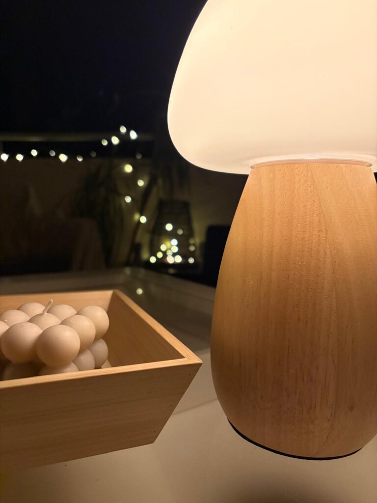 lampe champignon — bois & lumière